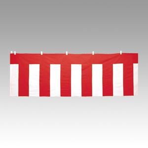 ササガワ 紅白幕 紅白ロープ付 縦90×横900cm 40-6502 1枚 : abc-74055