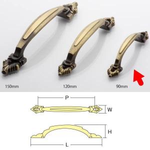 シロクマ 木目リバティーハンドル HC-32 Lオーク・クローム/Mオーク