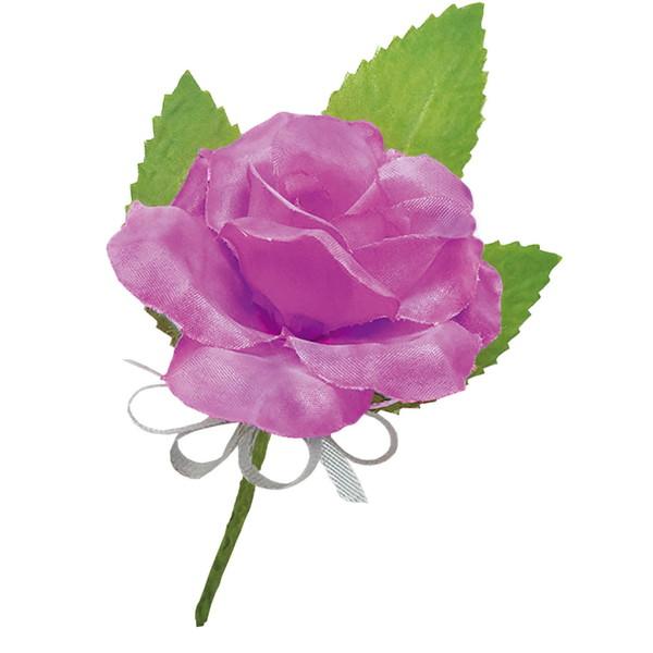 アーテック コサージュ ミニバラ パープル 118920