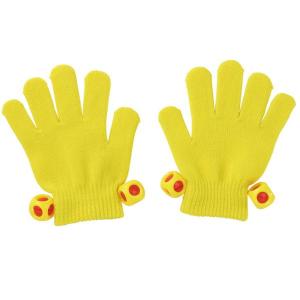 アーテック 鈴付き カラーのびのび手袋 黄 18017