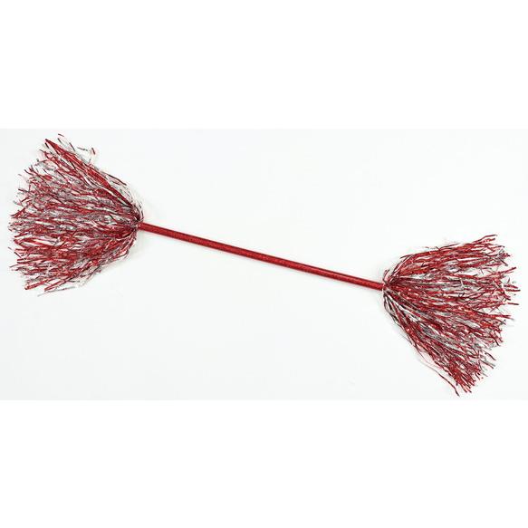 アーテック キラキラポンポンバトン レッドシルバー 18329