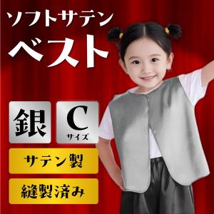 アーテック ソフトサテン ベスト C 銀 18651の詳細画像1