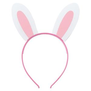 アーテック ウサギ耳付き カチューシャ ピンク...の詳細画像1