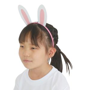 アーテック ウサギ耳付き カチューシャ ピンク...の詳細画像2