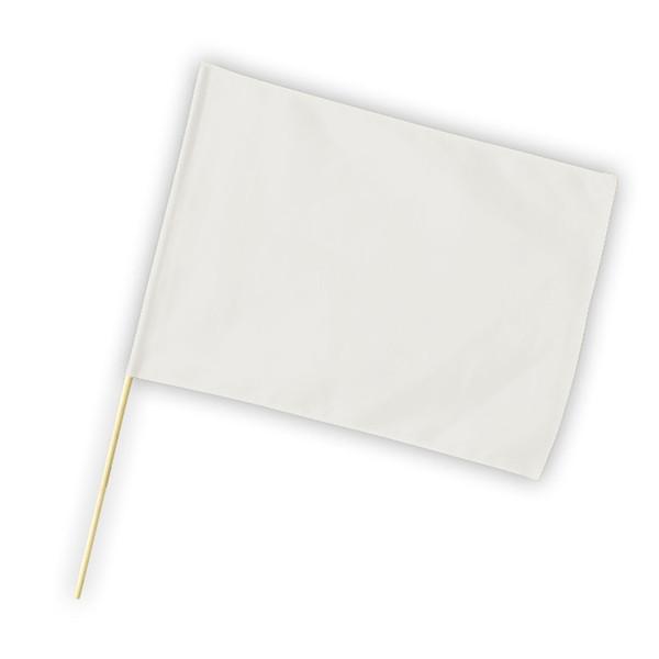 アーテック 特大旗 白 旗：Ｗ80×Ｈ60ｃｍ 旗竿：100ｃｍ（φ12ｍｍ） 18933