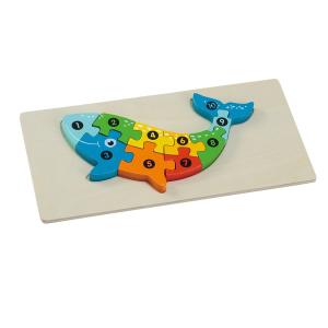 アーテック 木製すうじパズル くじら 22183