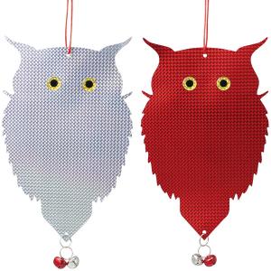 アーテック 吊り下げ式 防鳥キラキラフクロウくん 2個入 35203｜interiortool