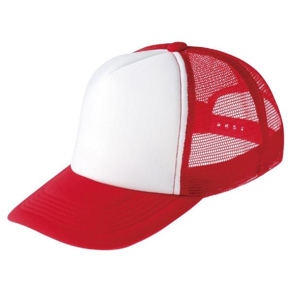 アーテック イベントメッシュキャップ レッド×ホワイト 064 39705