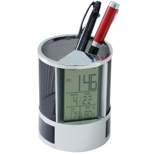 アーテック ペン立て時計 （小物入れ付） 5053