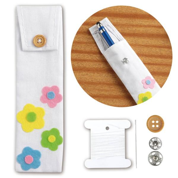 アーテック 基礎縫いタッチペンケース 白 50625