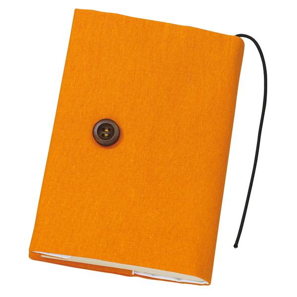 アーテック 基礎縫い ブックカバーオレンジ×赤ストライプ 51019