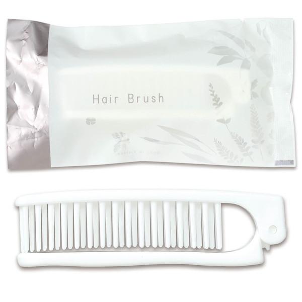 山陽物産 使い捨て袋入り2つ折り ヘアブラシ 52549
