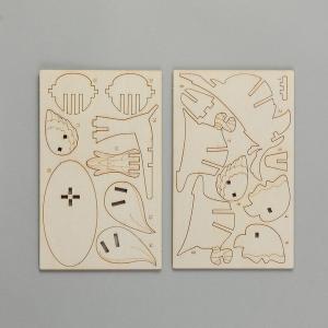 アーテック 木製3Dパズル インコ 58729の詳細画像3