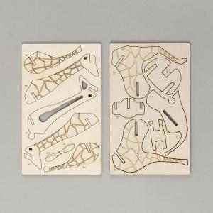 アーテック 木製3Dパズル キリン 58730の詳細画像3