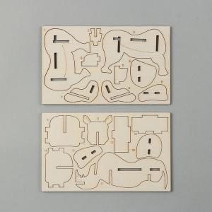 アーテック 木製3Dパズル サイ 58732の詳細画像3