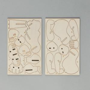 アーテック 木製3Dパズル ゴリラ 58733の詳細画像3