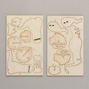 アーテック 木製3Dパズル ライオン 58734の詳細画像3