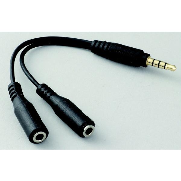 アーテック オーディオ分配ケーブル （イヤホン＋マイク用） 91686