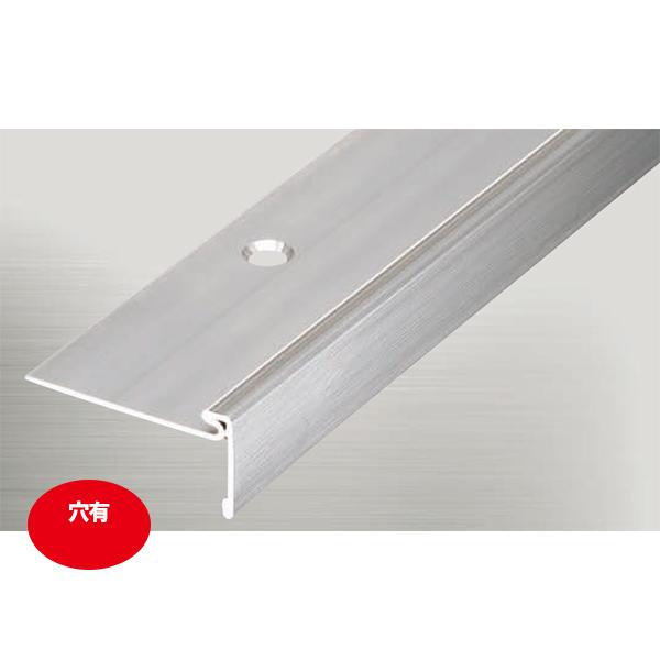 アシスト ノンスリップ アシステップ ステンレス製 12-2036 穴有 1m