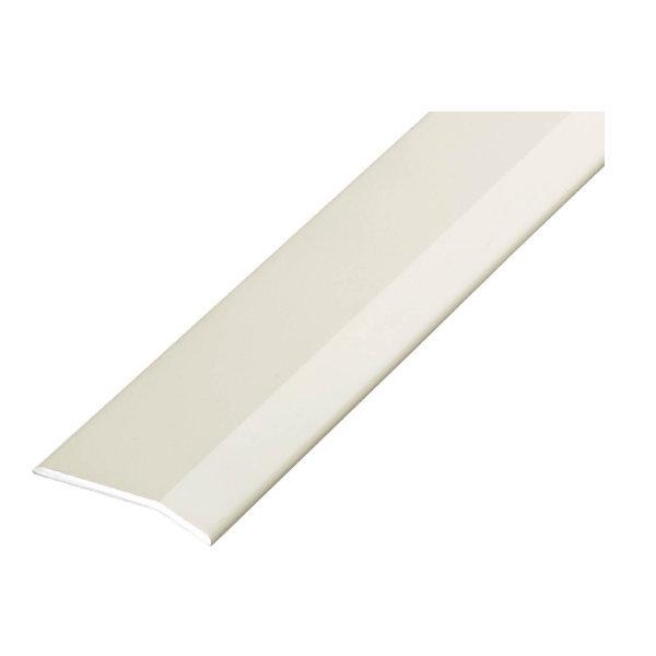 アシスト への字押え オフホワイト 20-112AWH-1 穴無 アルミ製 1m長