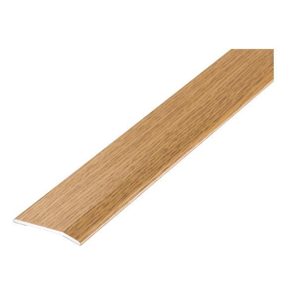 アシスト 木目への字押え 20-112M LO-1 ライトオーク仕上 穴無 2m長