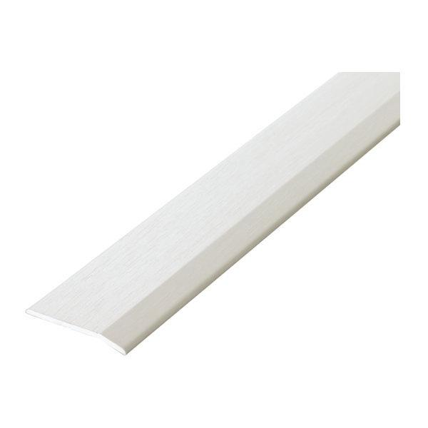 アシスト 木目への字押え ホワイトオーク アルミ製 20-112M(WHO）-2 穴有 定尺 2m長