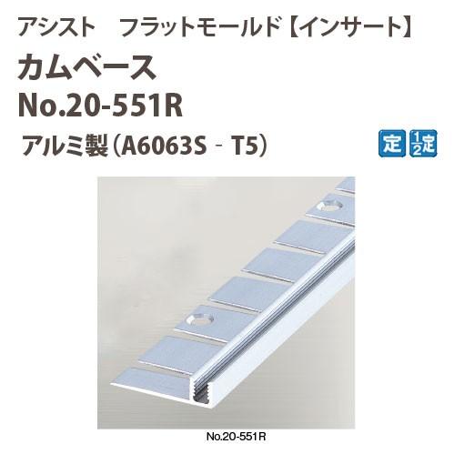 アシスト フラットモールド カムベース 20-551R シルバー仕上げ 穴明加工済(80ピッチ) 2...