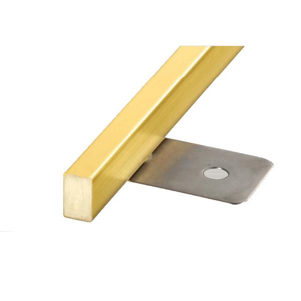 アシスト フラットバー 20-6210V 真鍮製 定尺 2m長