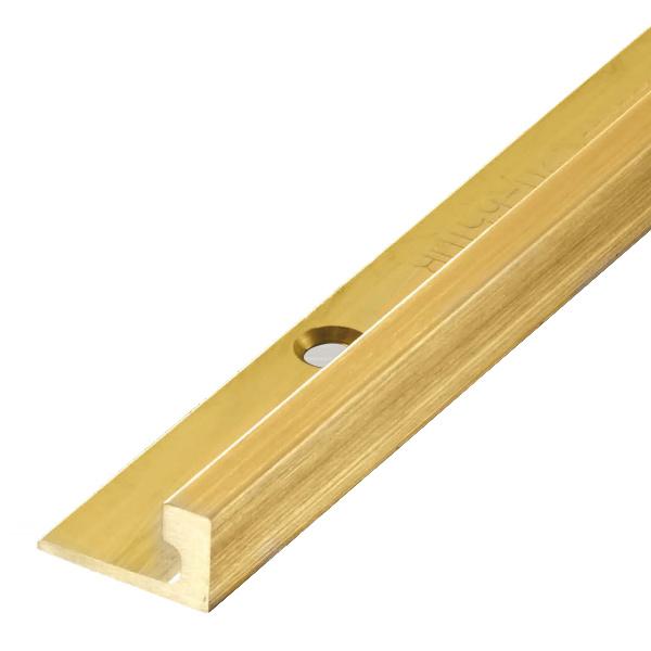 アシスト 真鍮フロアジョイナー 20-6510BH 真鍮製 穴有 定尺 2m長