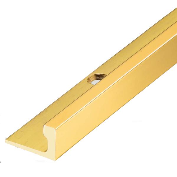 アシスト 真鍮フロアジョイナー 20-6512B 真鍮製 穴有 定尺 2m長
