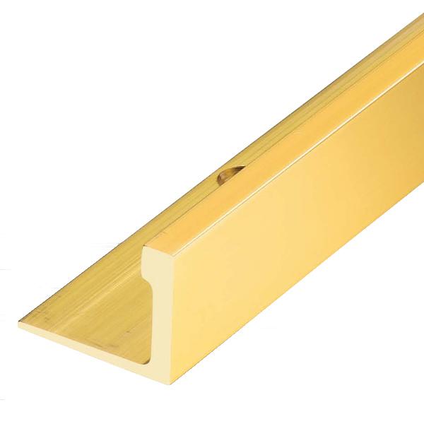 アシスト 真鍮フロアジョイナー 20-6520B 真鍮製 穴有 定尺 2m長