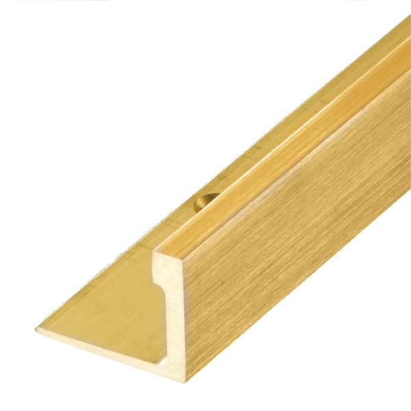 アシスト 真鍮フロアジョイナー 20-6520BH 真鍮製 穴有 定尺 2m長