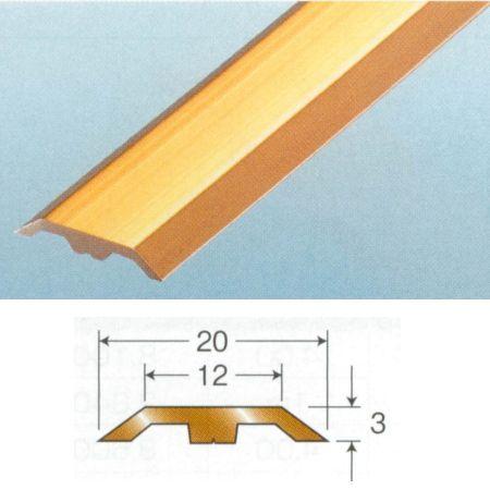 アシスト 八の字押え 真鍮製 20-221-2 穴有 1m単価