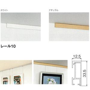 ベルク ピクチャーレール レール10 ホワイト 1.8m M-3016 : イーヅカ