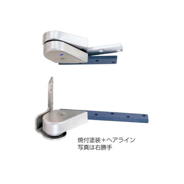 ベスト ピボットヒンジ 持出吊 縦枠付型 No.156 左右勝手 焼付塗装＋ヘアライン