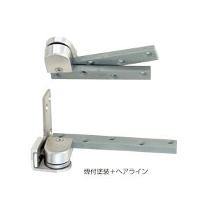 ベスト ピボットヒンジ 持出吊 縦枠付型 No.159 焼付塗装＋ヘアライン