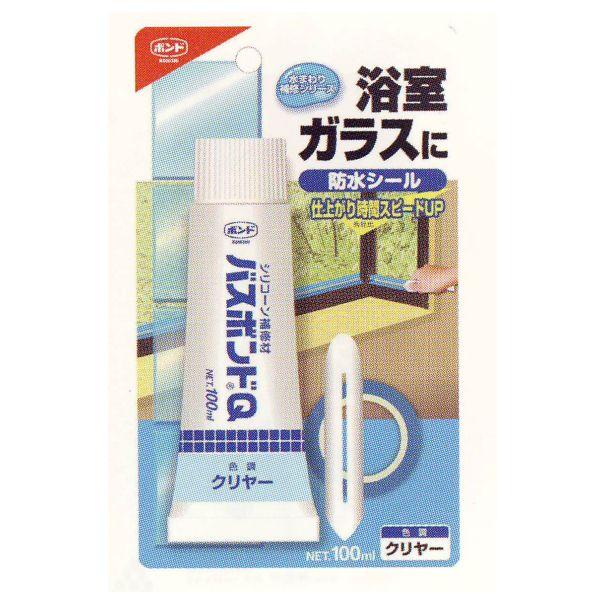コニシ ボンド バスボンドQ クリヤー 100ml 10本