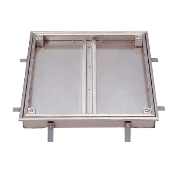 中部コーポレーション 防水防臭型 モルタル用 フロアーハッチ MS-BSN-600 ハンドル無し