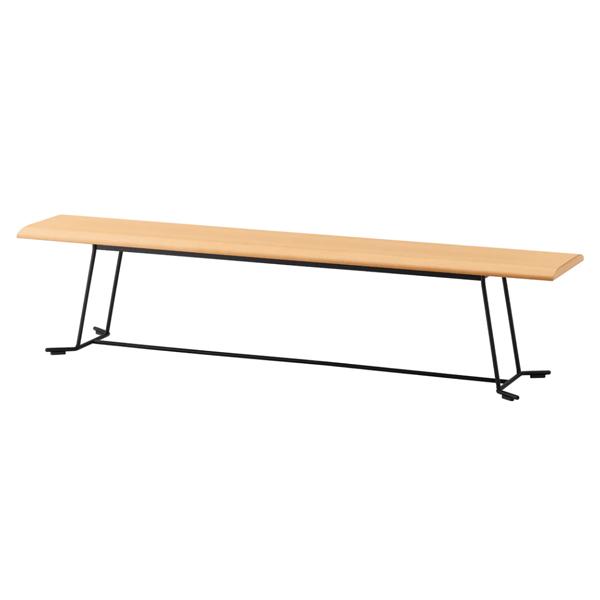 クレス 施設用ベンチ 三人掛け ヒラエス SE 生地選択 1.板座 2.張座