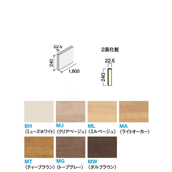 大建 ハピア階段 ハモンド箱型 箱側桁（木口縁材同梱） 1800 1枚入り CR261-K31●●