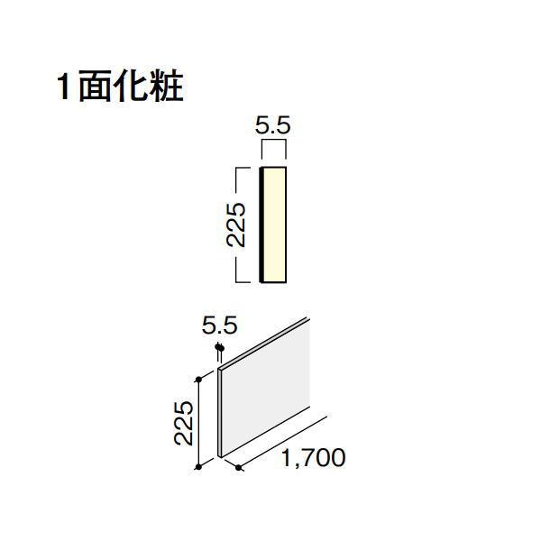 DAIKEN イエリア階段 セレクト プレミアムウッド柄 箱型 箱蹴込板 1700 1枚入り CR4...