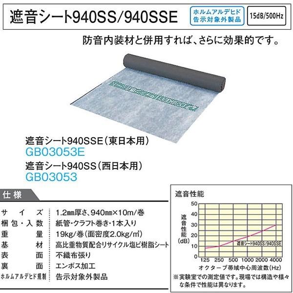 DAIKEN 住宅向け 壁下地材 遮音シート 940SSE東日本用 1.2mm厚さ 940mm×10...