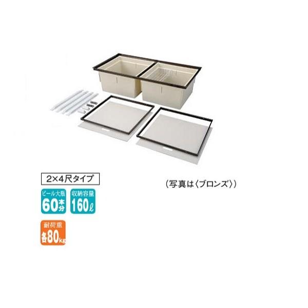 DAIKEN 床収納 44型1212 浅型（1・2階兼用） 2尺×4尺タイプ KH1116-3