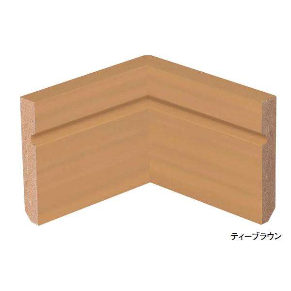 DAIKEN イエリアシステム造作部材 巾木溝付7mm厚タイプ専用部材 シート部材 巾木入隅 1梱（...