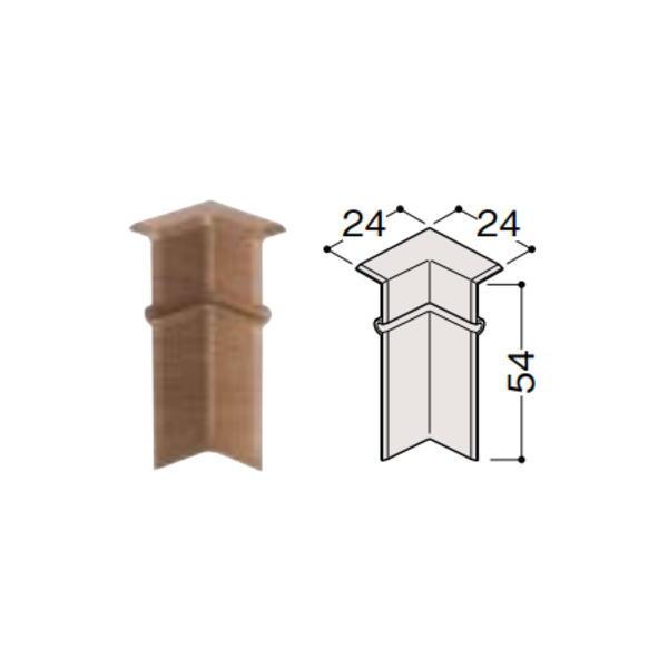 DAIKEN イエリアシステム造作部材 巾木気密タイプ（タイプ専用部材 樹脂部材 気密巾木用樹脂コー...