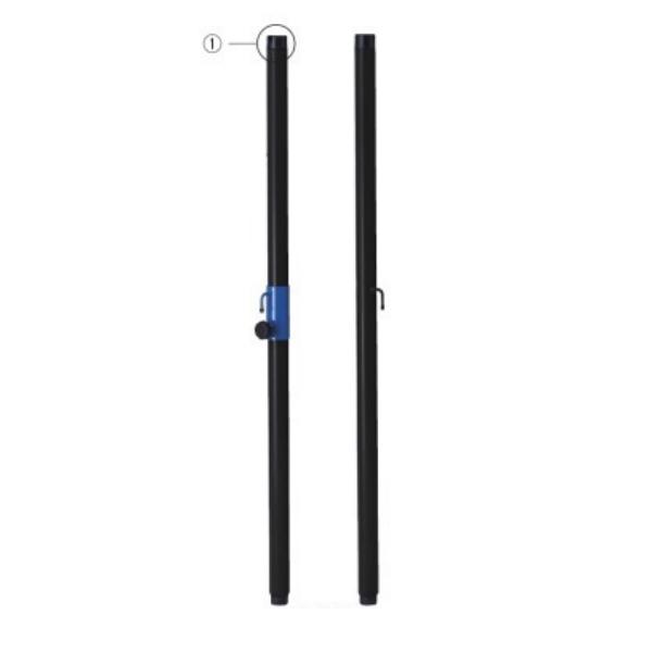 ダンノ ピックルボール支柱（屋内用・抜差式） Φ40mm×高さ91cm 1対 D-3312