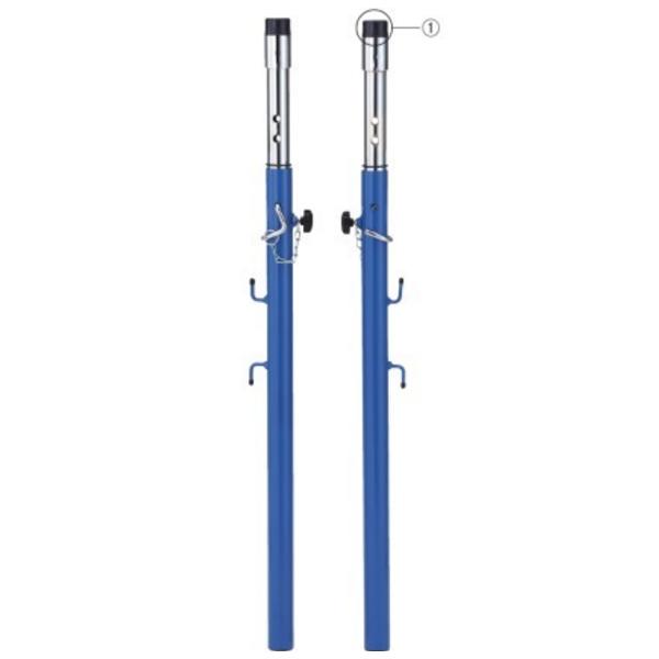 ダンノ 抜差式ショート支柱 Φ40mm×高さ67、70、80、90、100、107cm 1対 D-3...