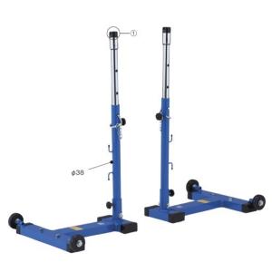 ダンノ 移動式ショート支柱 幅50×奥行47×高さ70〜107cm 1対 D-3316