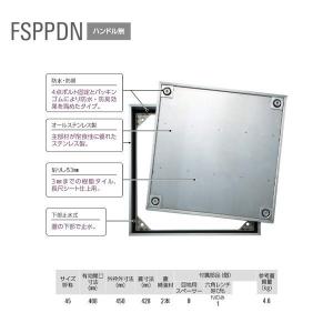 ダイケン 樹脂タイル専用 防水、防臭 床点検口 FSPPD45N ハンドル無 1台｜interiortool