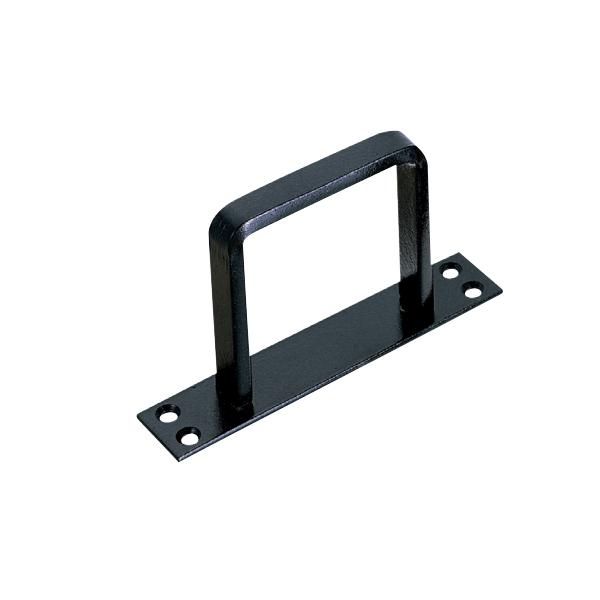 エイト （並）座付貫抜（通し） 黒塗り 鉄製 48mm 4-472